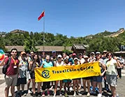 Our tour group at Badaling Great Wall