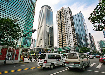 Street Scene in Shenzhen