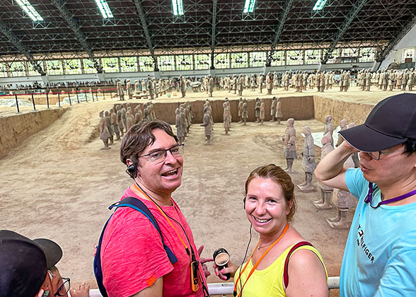 Our Guests at the Terracotta Army