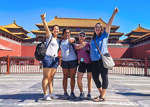 Our Guests at the Forbidden City