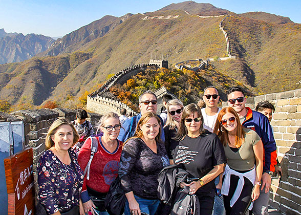 Our Guests at Mutianyu Great Wall