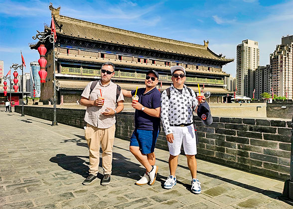 Our Guests on the City Wall