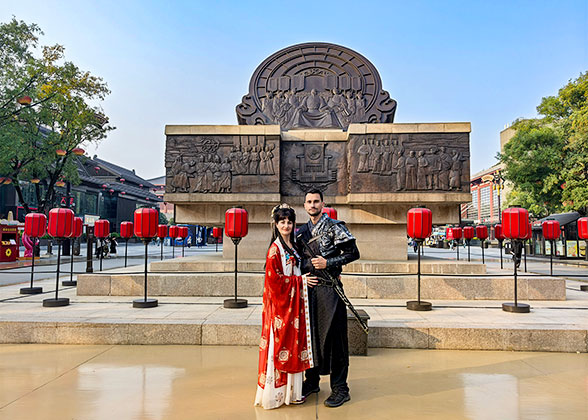 Our Guests in Chinese Traditional Clothing