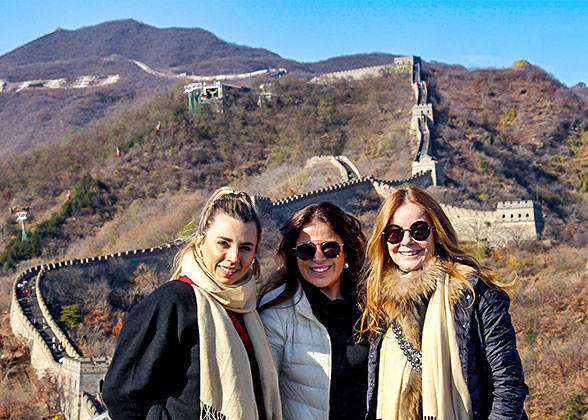 Our Guests at Mutianyu Great Wall