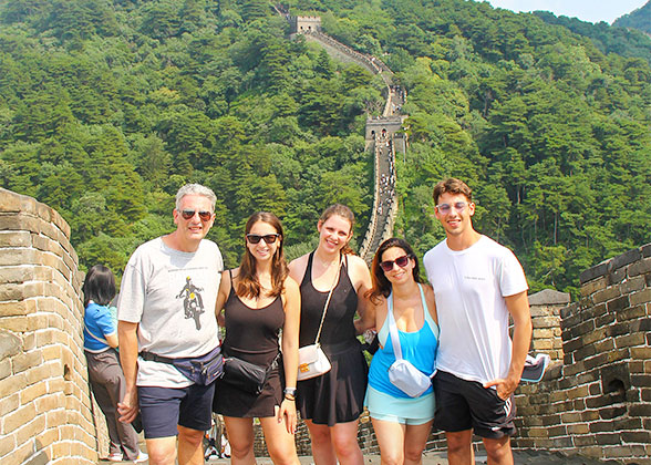 Our Guests at Mutianyu Great Wall