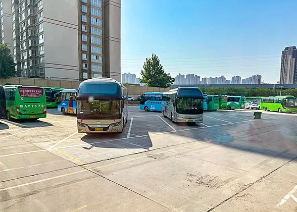 Parking Lot of Terracotta Warriors and Horses Museum