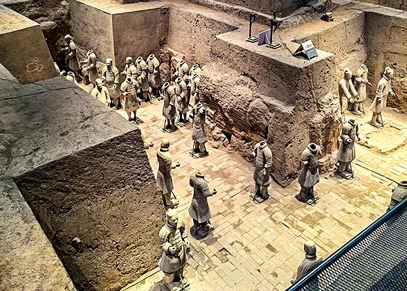 Pit 3 of the Terracotta Army