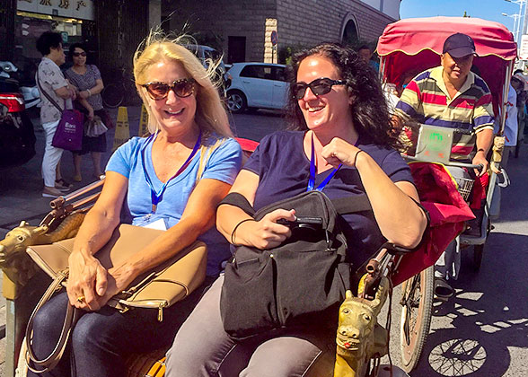 Tricycle tour in Suzhou old town