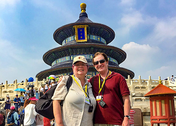 Our Guests at the Temple of Heaven
