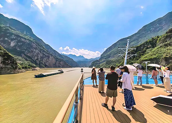 Xiling Gorge of Yangtze River