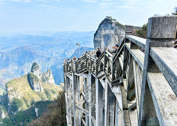 The Plank Road of Tianmen Mountain